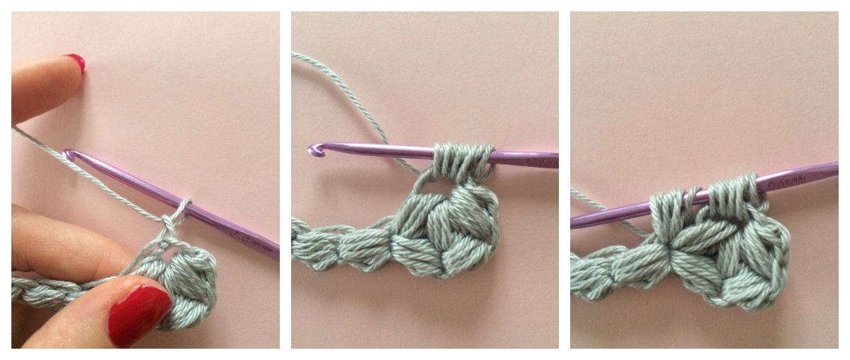 Blog-Inhaltsbild für 'Jasminmuster, kostenlose Häkelanleitung'